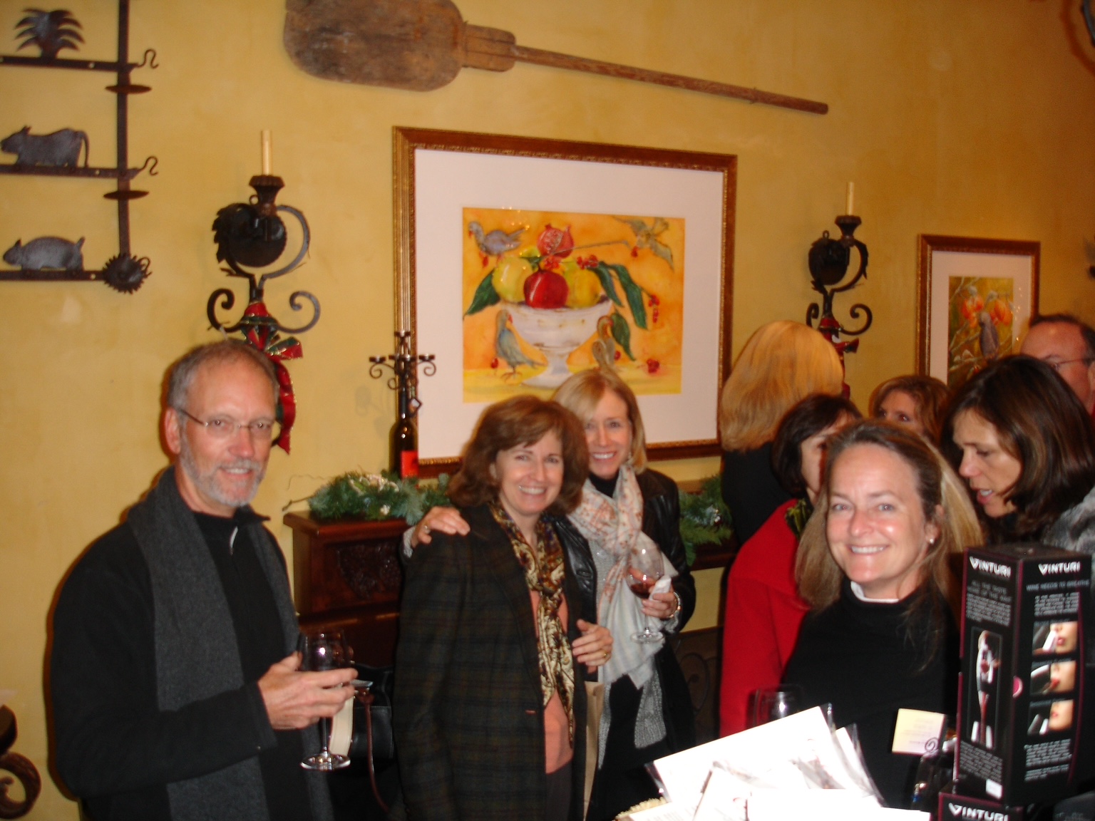 Interior of Real Napa tasting room at Fotsch Vineyards in Sausalito